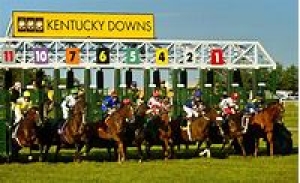 HOW MANY TURNS ARE ON THE KENTUCKY DOWNS TURF COURSE?