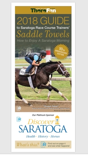 GUIDE TO SARATOGA RACE COURSE TRAINERS' SADDLE TOWELS GOING DIGITAL FOR 2020