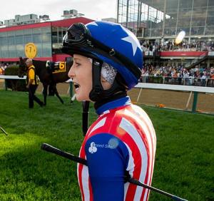 WHO WAS THE LAST FEMALE JOCKEY TO RIDE IN THE KENTUCKY DERBY?